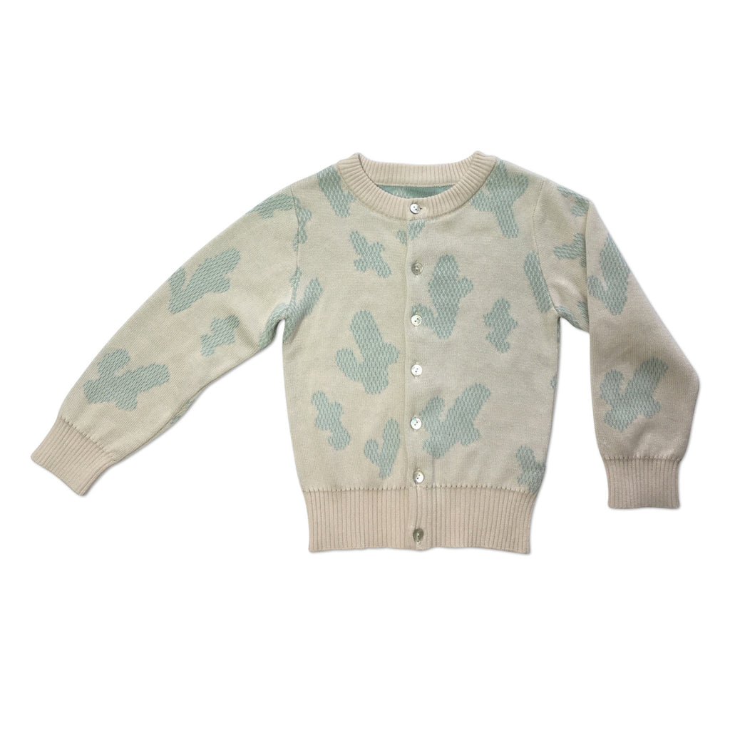 Knitted cactus cardigan
