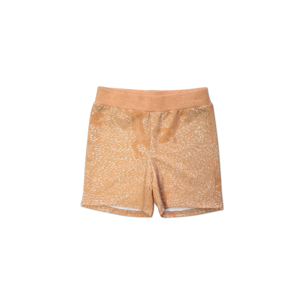 Orange lizard shorts